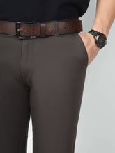 Men's Charcoal Brown Chinos